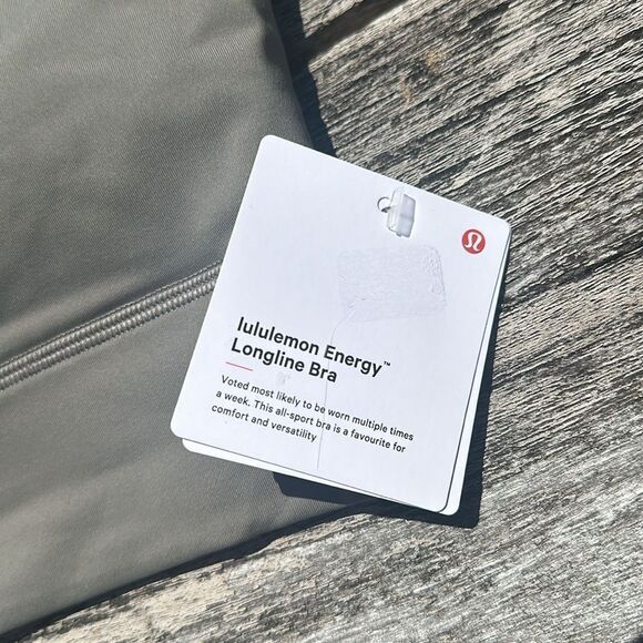 Lululemon Energy High-Neck Longline Tough Bra B–D Cups Rover size 6 NWT - Picture 5 of 8